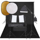 Ensemble de studio photo Vidaxl avec ensemble d'éclairage, arrière-plan et réflecteur