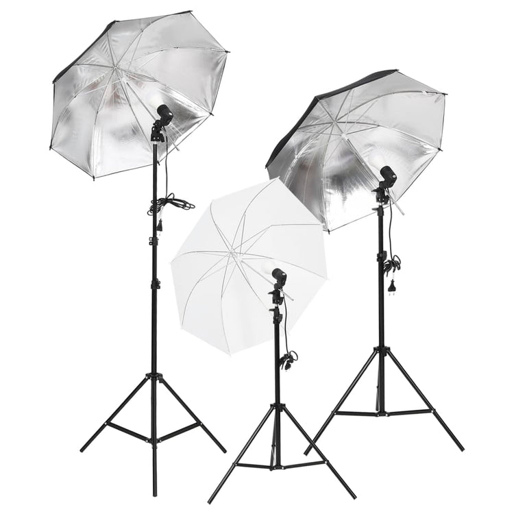 Ensemble de studio photo Vidaxl avec ensemble d'éclairage, arrière-plan et réflecteur
