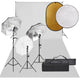 Ensemble de studio photo Vidaxl avec ensemble d'éclairage, arrière-plan et réflecteur