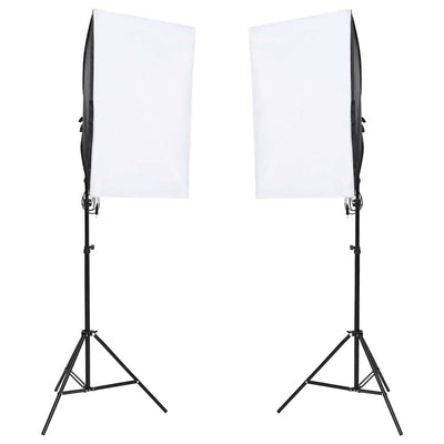 Ensemble de studio photo vidaxl avec ensemble d'éclairage et arrière-plan