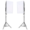 Ensemble de studio photo vidaxl avec ensemble d'éclairage et arrière-plan