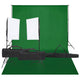 Ensemble de studio photo vidaxl avec ensemble d'éclairage et arrière-plan