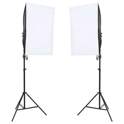 Ensemble de studio photo vidaxl avec ensemble d'éclairage et arrière-plan