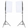 Ensemble de studio photo vidaxl avec ensemble d'éclairage et arrière-plan