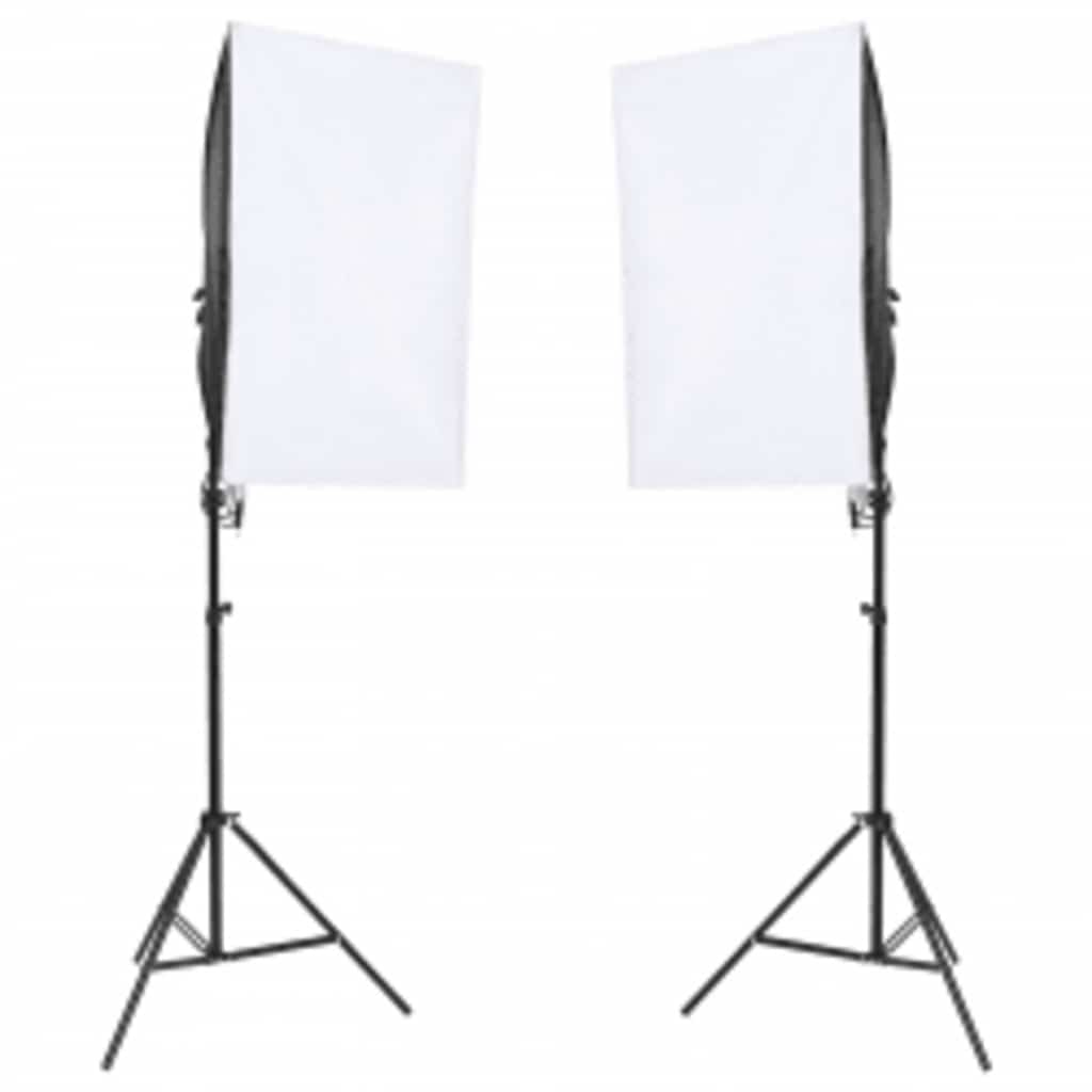 Ensemble de studio photo vidaxl avec ensemble d'éclairage et arrière-plan