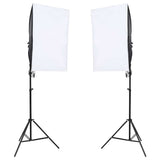 Ensemble de studio photo vidaxl avec ensemble d'éclairage et arrière-plan - afbeelding 2