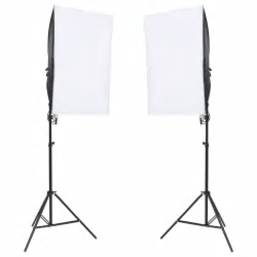 Ensemble de studio photo vidaxl avec ensemble d'éclairage et arrière-plan