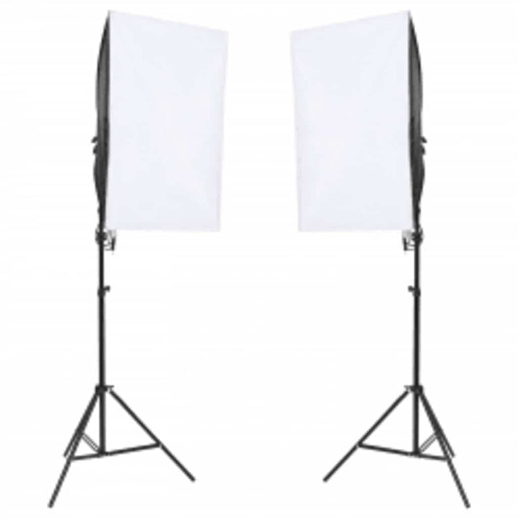 Ensemble de studio photo vidaxl avec ensemble d'éclairage et arrière-plan