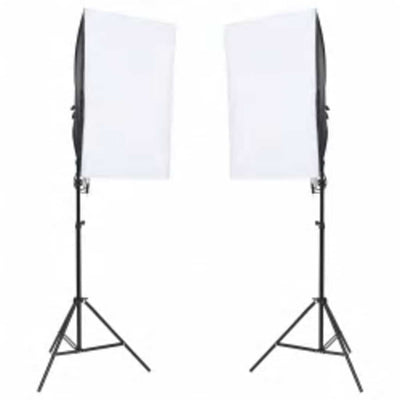 Ensemble de studio photo Vidaxl avec ensemble d'éclairage, arrière-plan et réflecteur
