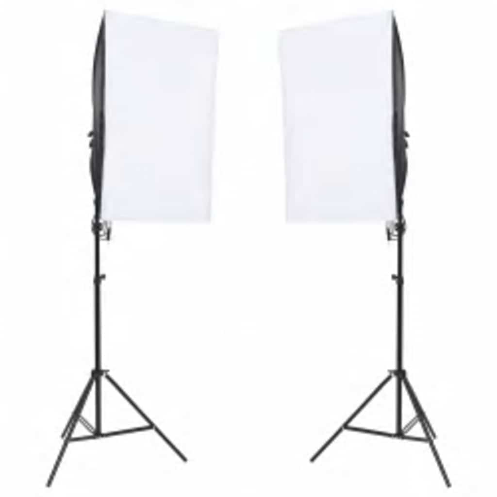 Ensemble de studio photo Vidaxl avec ensemble d'éclairage, arrière-plan et réflecteur