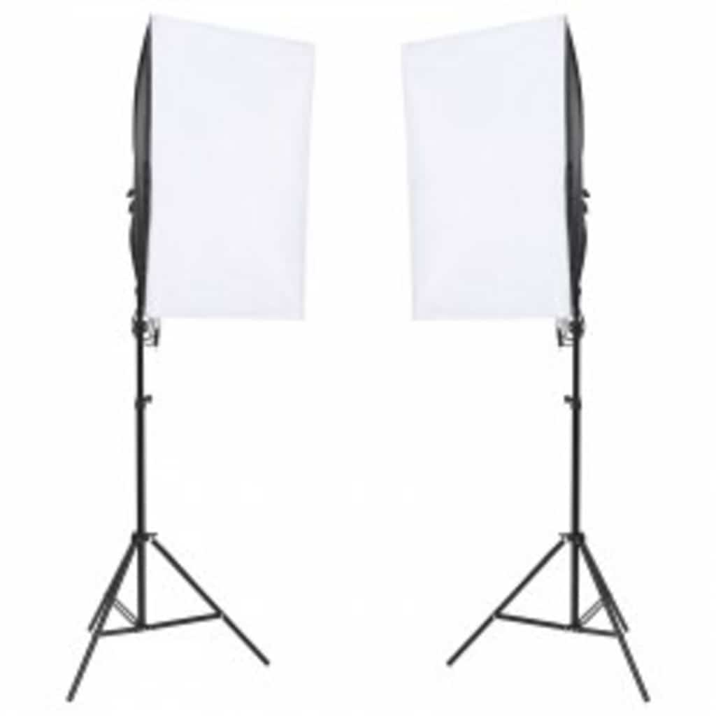 Ensemble de studio photo vidaxl avec ensemble d'éclairage et arrière-plan