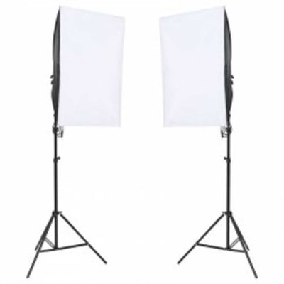 Ensemble de studio photo vidaxl avec ensemble d'éclairage et arrière-plan