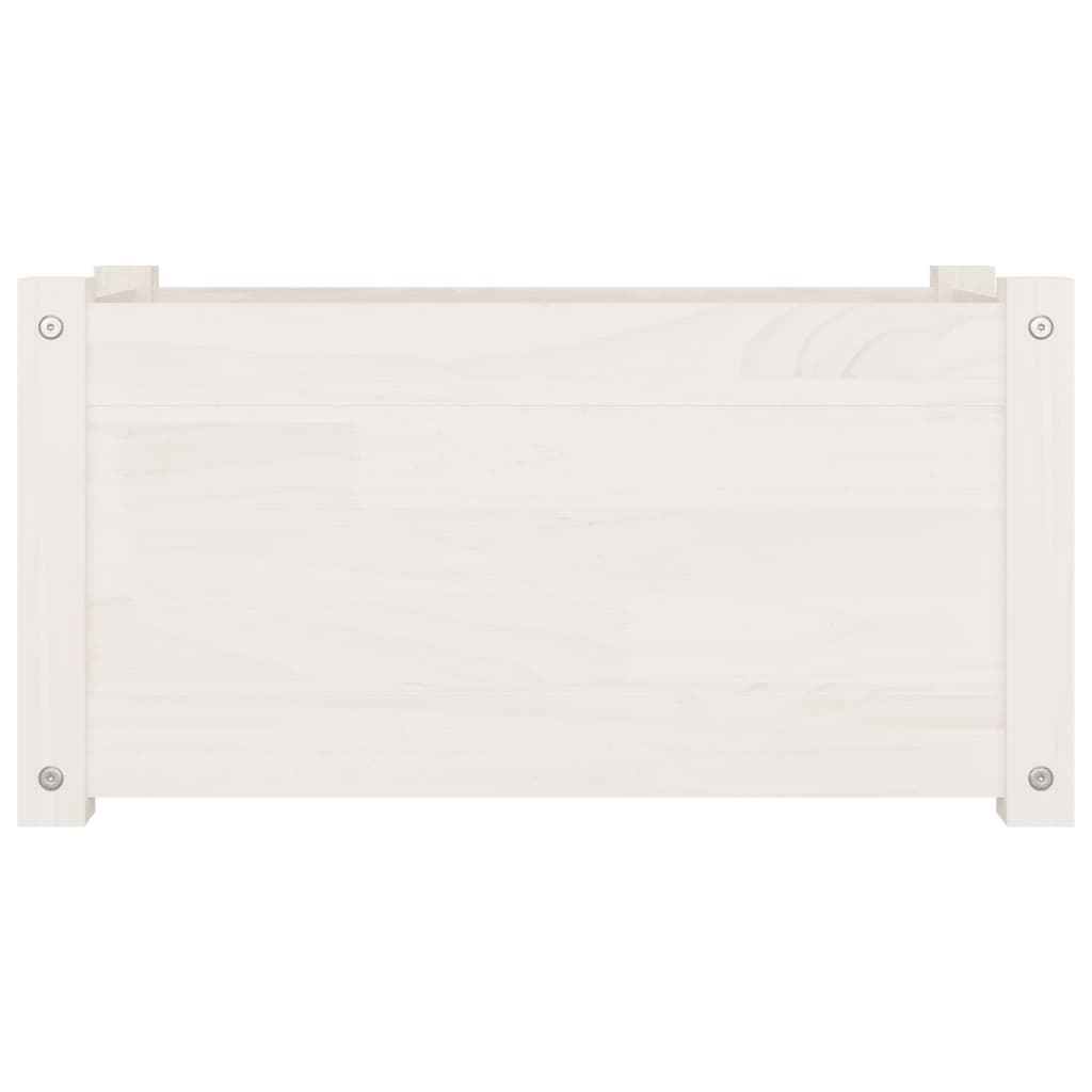 Vidaxl Planning Box 60x31x31 cm Pine solide blanc