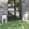 Jardinières vidaxl 2 pcs 31x31x70 cm en pin solide blanc