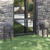Jardinières vidaxl 2 pcs 31x31x70 cm en pin solide gris