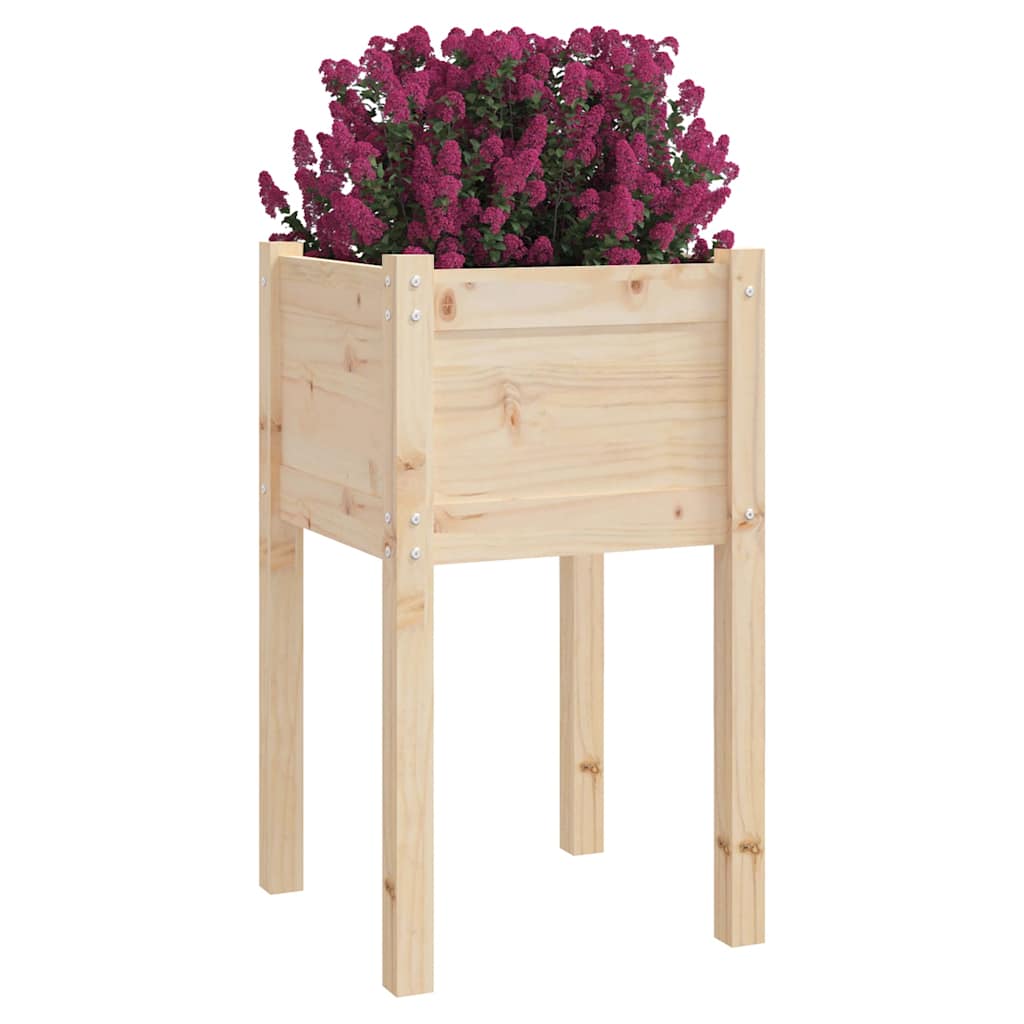 Vidaxl Planters 2 ST 40x40x70 cm Pine solide