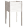 Boîte de planification Vidaxl 40x40x70 cm Pine solide blanc
