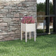 Boîte de planification Vidaxl 40x40x70 cm Pine solide blanc