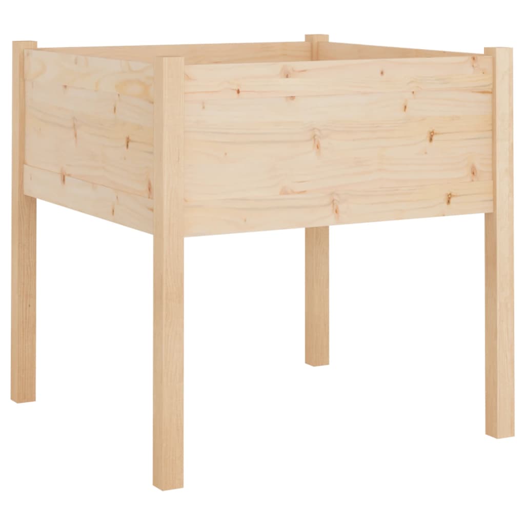 Boîte de planification Vidaxl 70x70x70 cm Pine solide