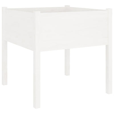 Vidaxl Planning Box 70x70x70 cm Pine solide blanc