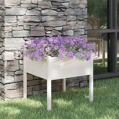 Vidaxl Planning Box 70x70x70 cm Pine solide blanc