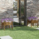 Jardinières vidaxl 2 st 70x70x70 cm