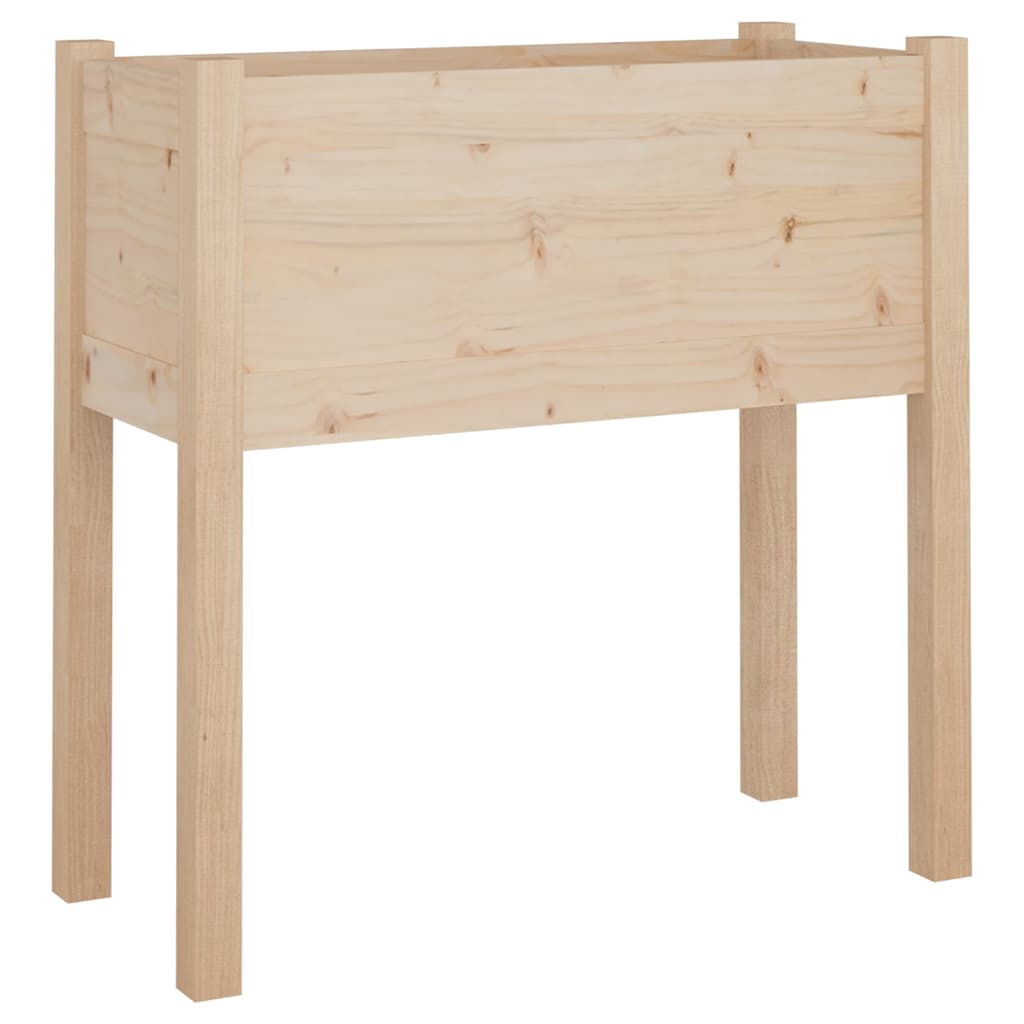 Vidaxl Planters 2 ST 70x31x70 cm Pine solide