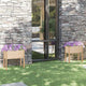 Vidaxl Planters 2 ST 70x31x70 cm Pine solide
