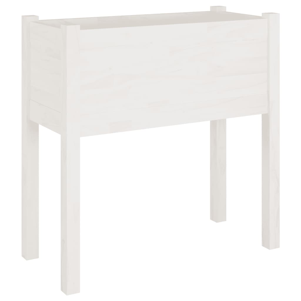 Vidaxl Planning Box 70x31x70 cm Pine solide blanc