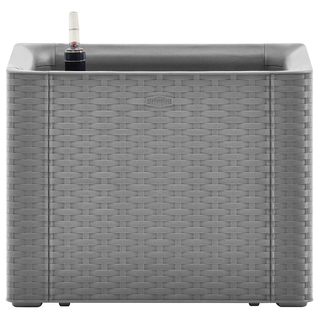 Vidaxl Planter High avec système auto-employé 43x43x33 cm gris