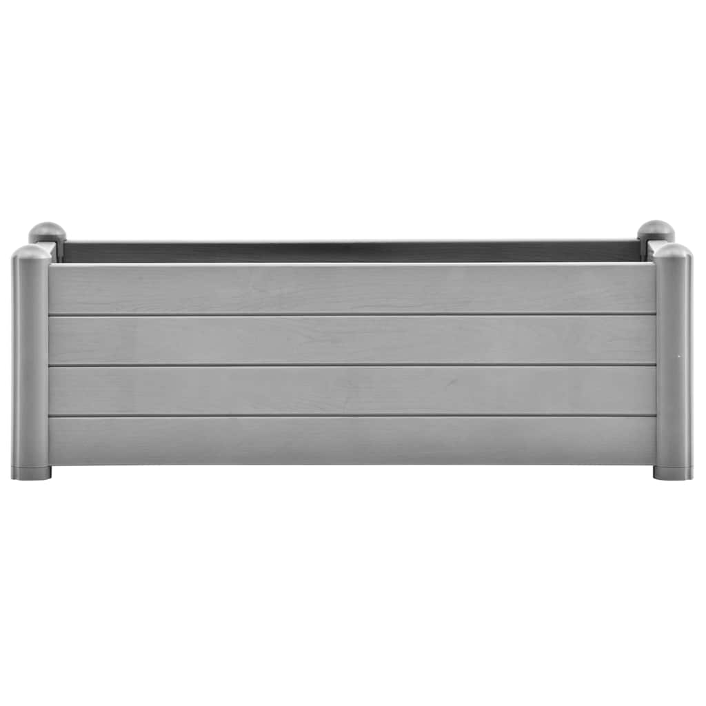 Vidaxl Planter insent 100x43x35 cm pp en pierre gris