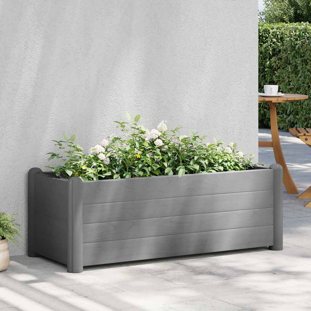 Vidaxl Planter insent 100x43x35 cm pp en pierre gris