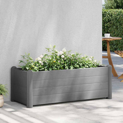 Vidaxl Planter insent 100x43x35 cm pp en pierre gris