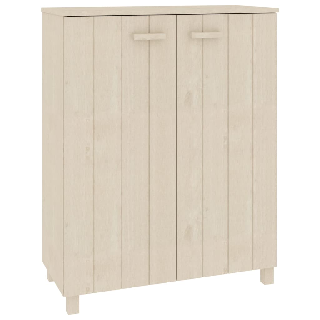 Armoire à chaussures vidaxl hamar 85x40x108 cm en pin massif brun