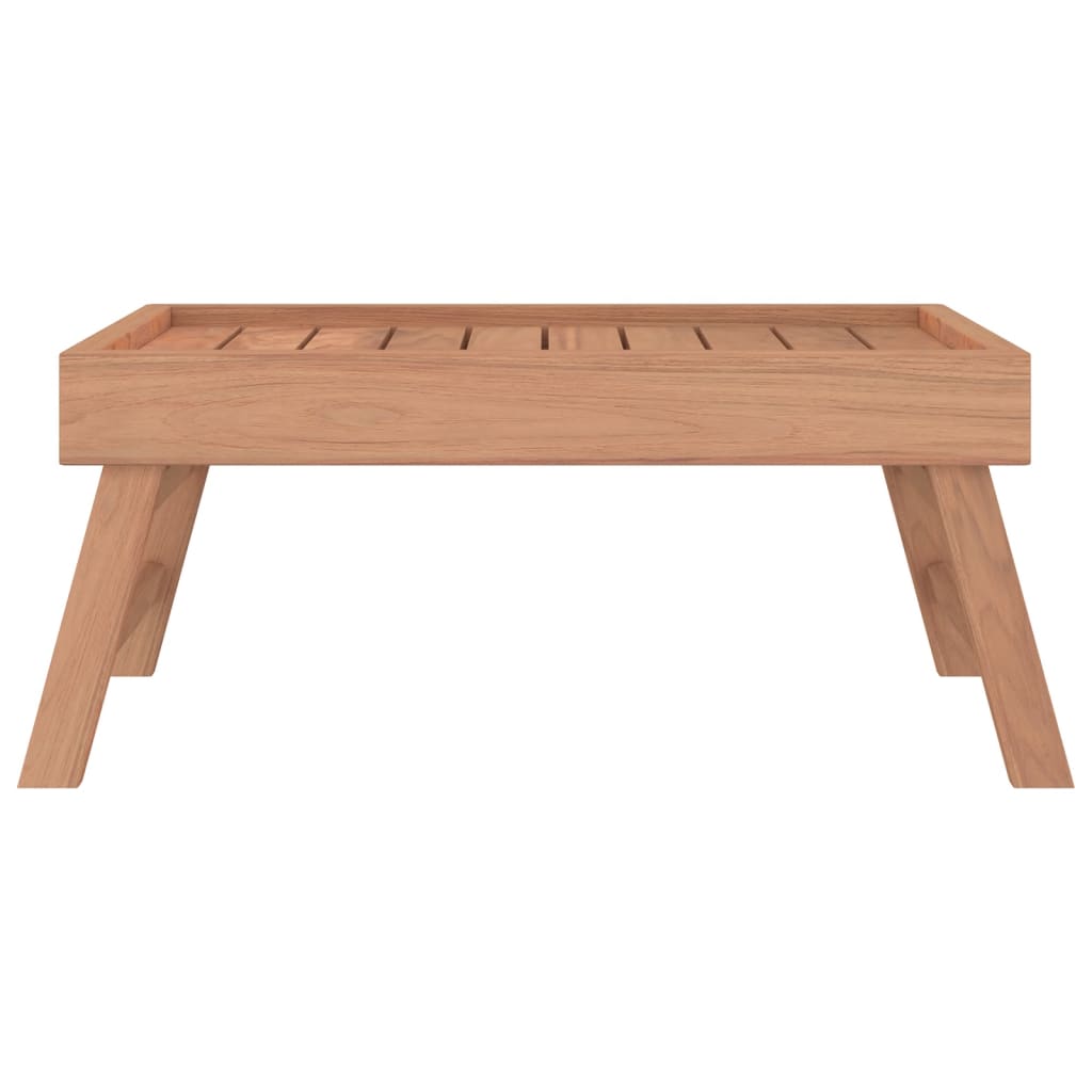 Vidaxl pliable 55x35x25 cm en bois solide en bois solide