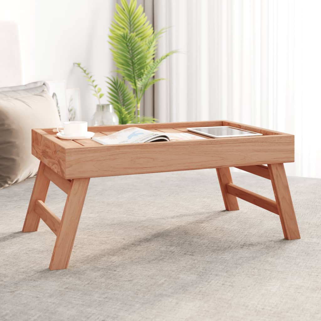 Vidaxl pliable 55x35x25 cm en bois solide en bois solide