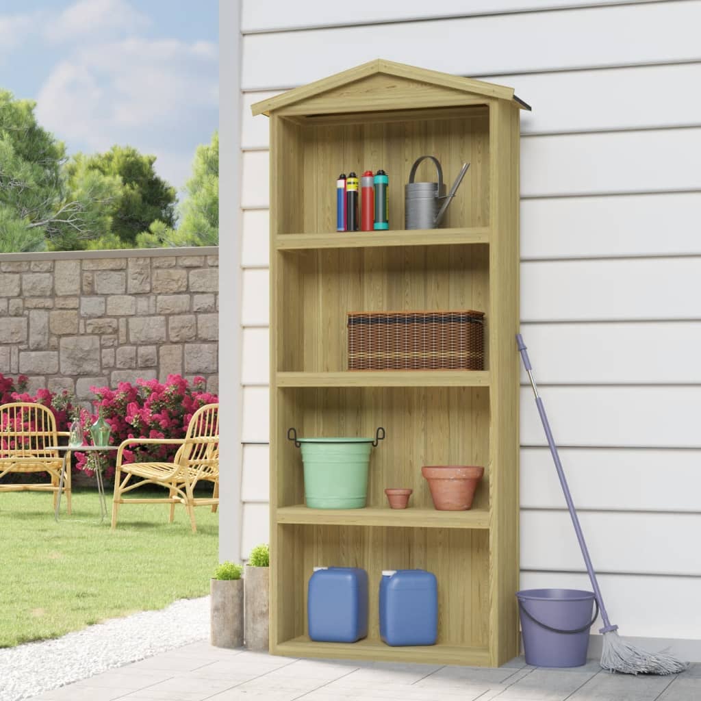 Vidaxl hangar de jardin 87x33x222 cm