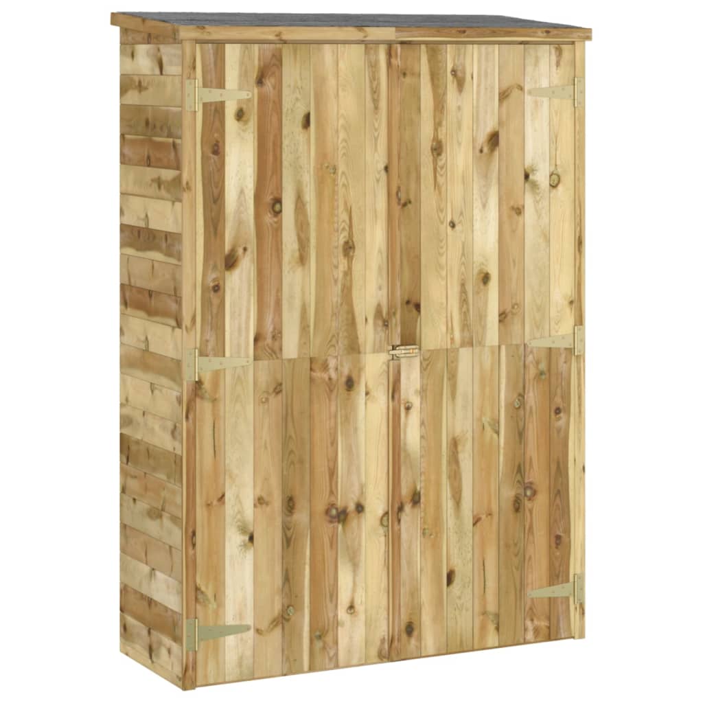 Vidaxl jardin hangar 123x45x171 cm Pine solide imprégnée