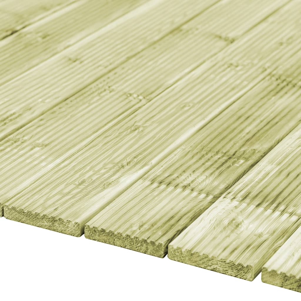 Vidaxl 8 st Tower Plank 1,16 m² 1 m Wood de pin imprégné