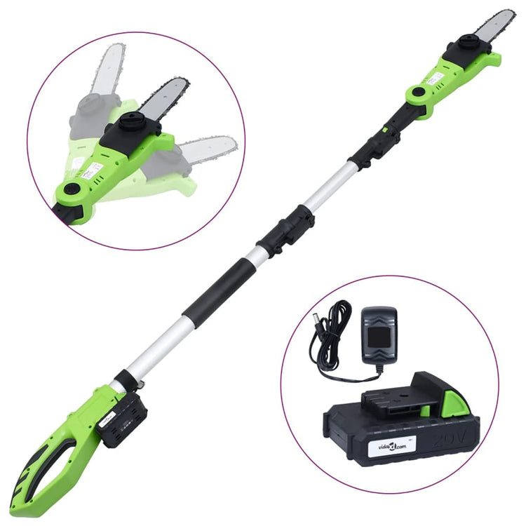 Ciseaux de batterie vidaxl avec batterie 20 V 1500 mAh Li-ion