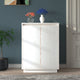 Armoire à chaussures vidaxl 60x35x80 cm en pin massif blanc