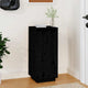 Armoire à chaussures vidaxl 35x35x80 cm en pin massif noir