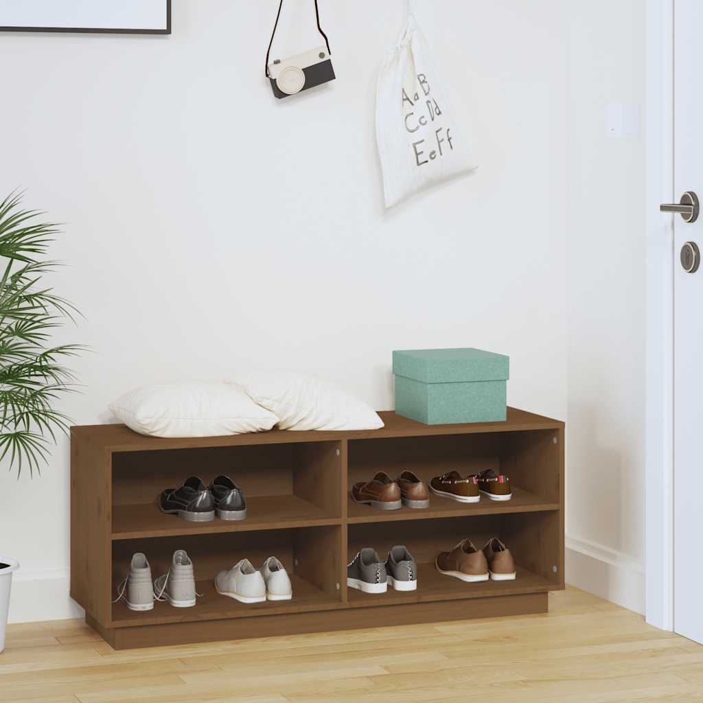 Armoire à chaussures vidaxl 110x34x45 cm