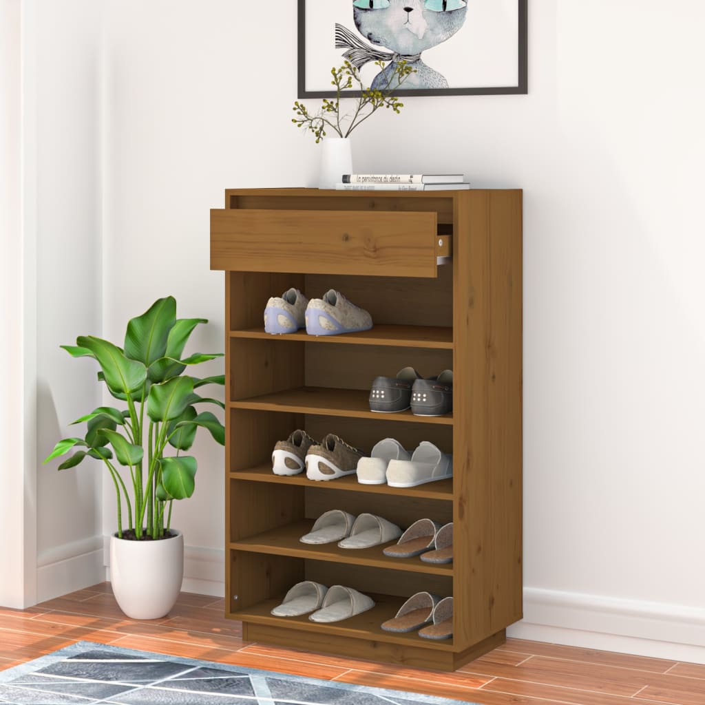 Armoire à chaussures vidaxl 60x34x105 cm