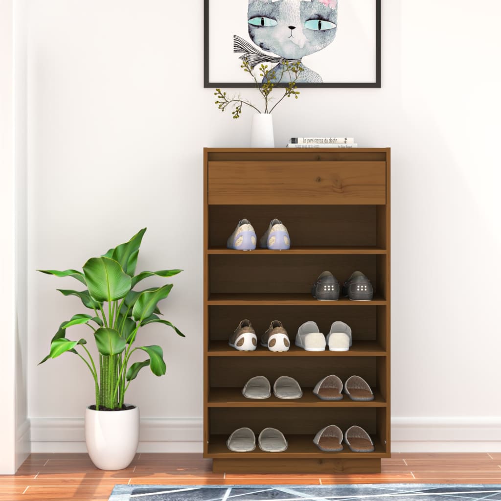 Armoire à chaussures vidaxl 60x34x105 cm