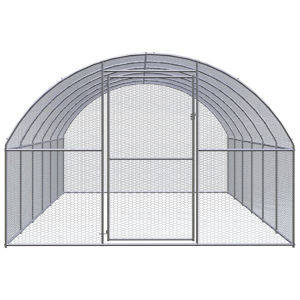 Vidaxl Chicken Run 3x6x2 M Galvanisé Steel