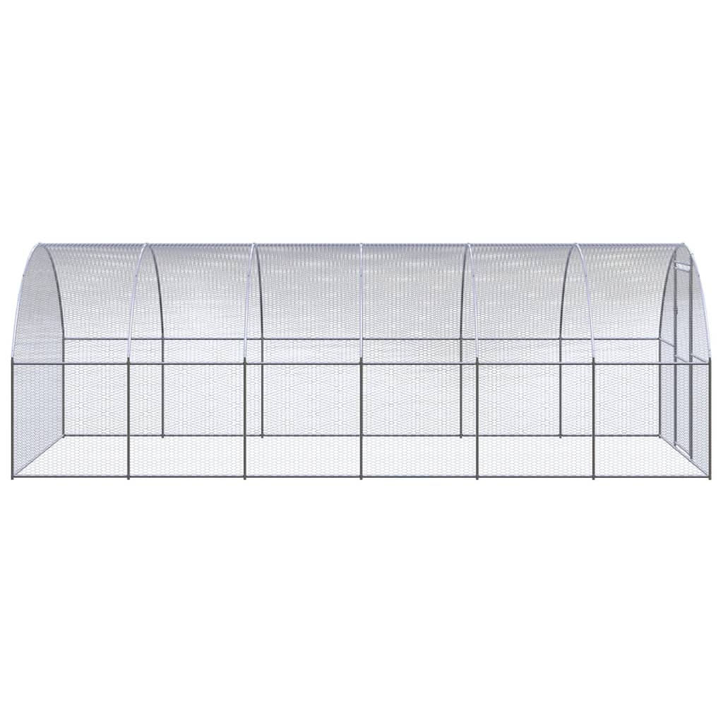 Vidaxl Chicken Run 3x6x2 M Galvanisé Steel