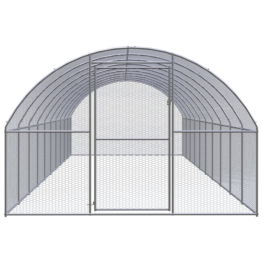 Vidaxl Chicken Run 3x10x2 M Galvanisé Steel