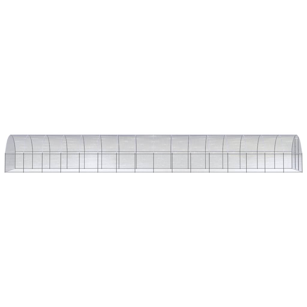 Vidaxl Chicken Run 3x16x2 M Galvanisé Steel
