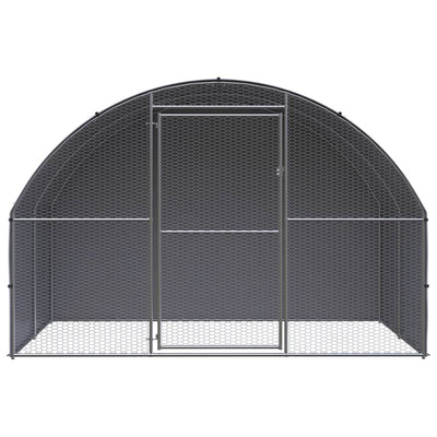 Vidaxl Chicken Run 3x2x2 M Galvanisé Steel